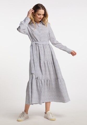 DreiMaster Vintage Shirt Dress in Blue