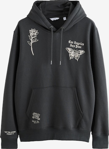 Bluză de molton de la Next pe gri: față