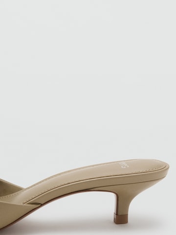 MANGO Pantolette 'FURI' i beige