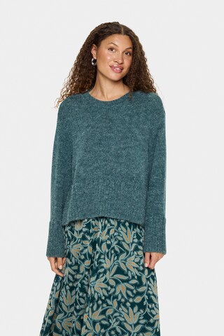 SAINT TROPEZ Pullover 'Mallory' i grøn: forside