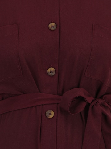 Abito camicia 'HANNOVER' di Only Maternity in rosso