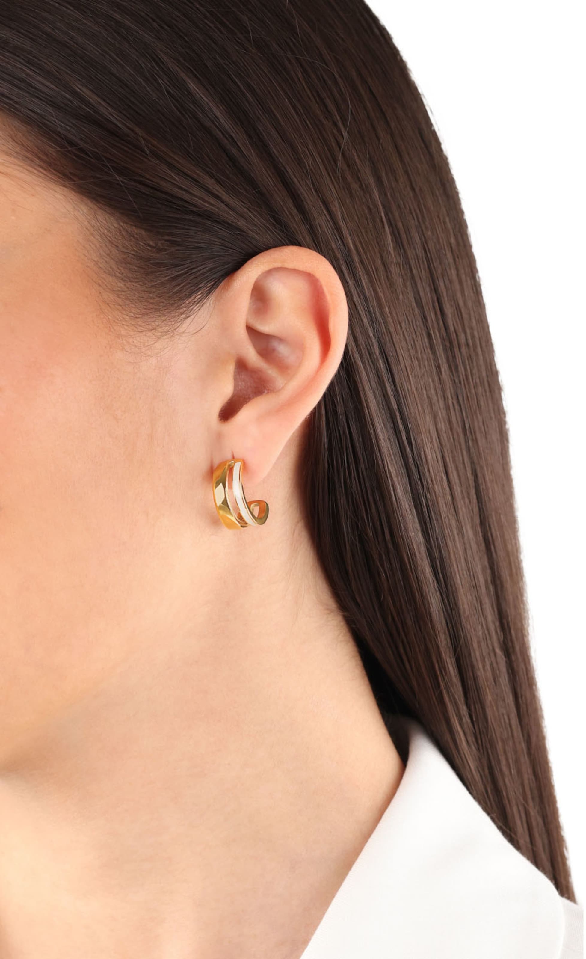 s.Oliver Ohrringe in Gold: Vorderseite