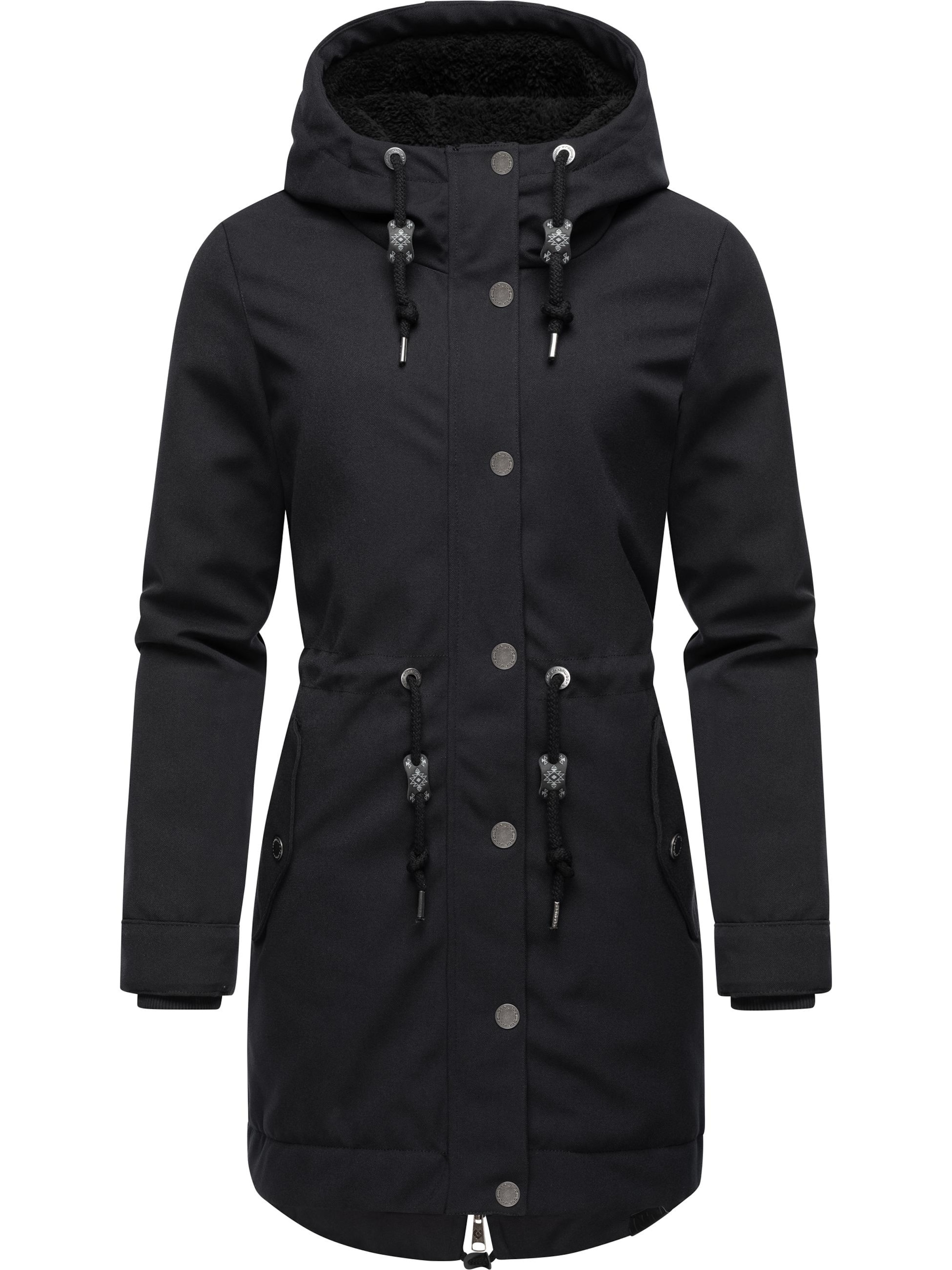 Veste d’hiver 'Canny' Ragwear en noir : devant