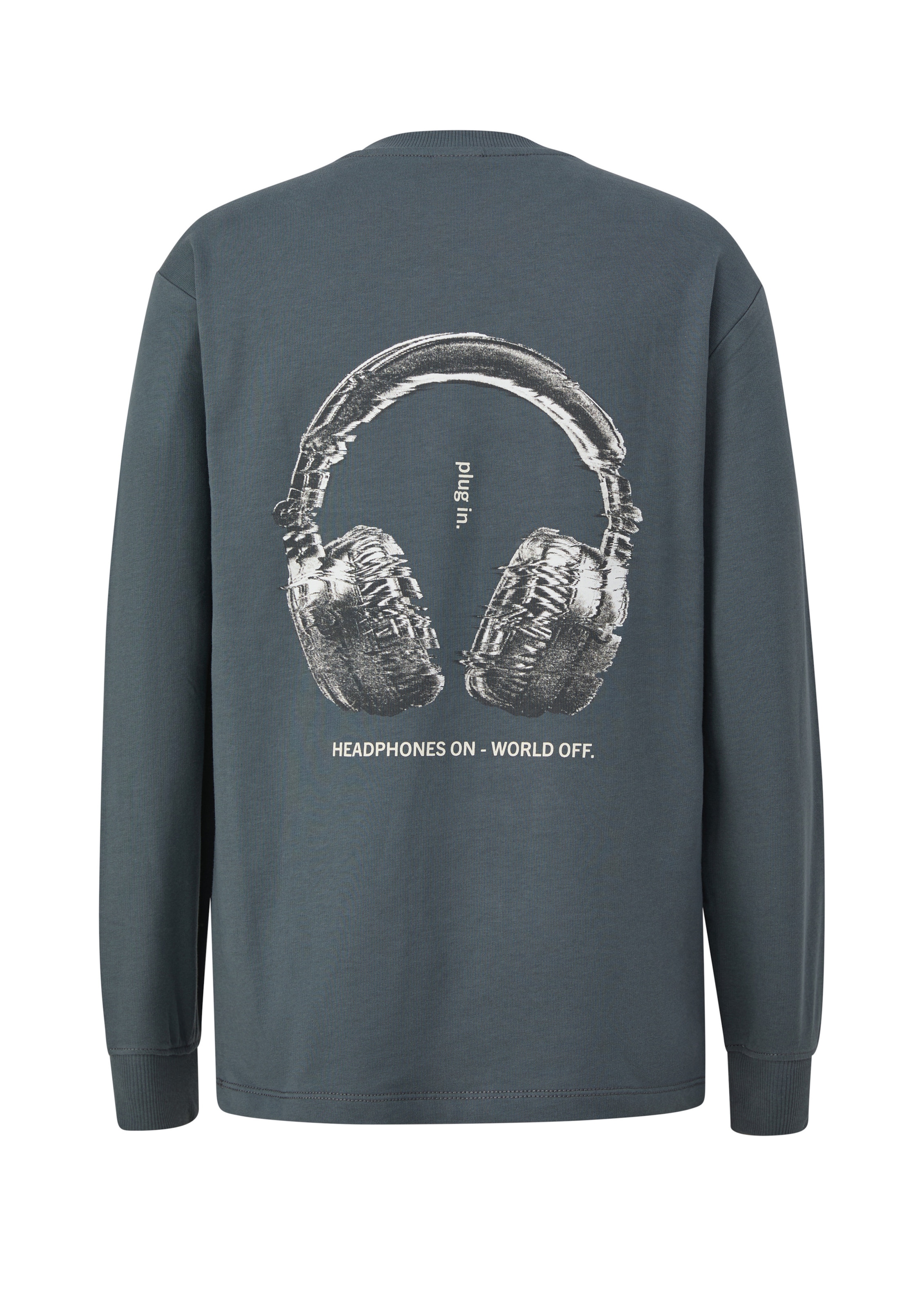 s.Oliver Shirt in Grey: back