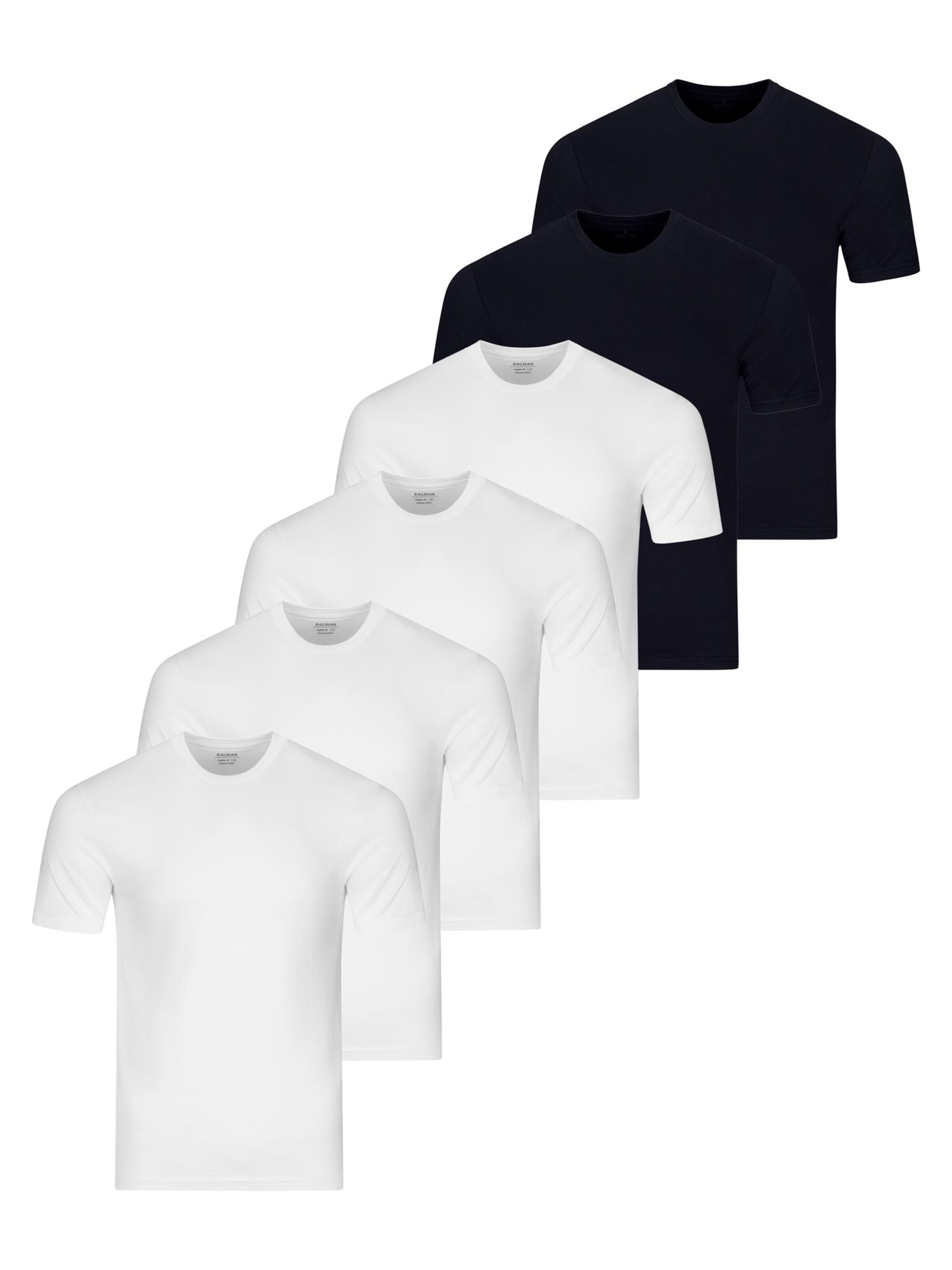 Ragman Undershirt 'Basic' in Blue: front
