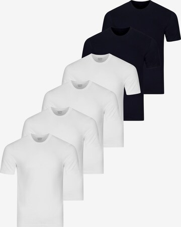 Ragman Undershirt 'Basic' in Blue: front