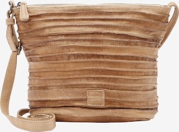 FREDsBRUDER Crossbody Bag 'Riffelinchen' in Beige: front