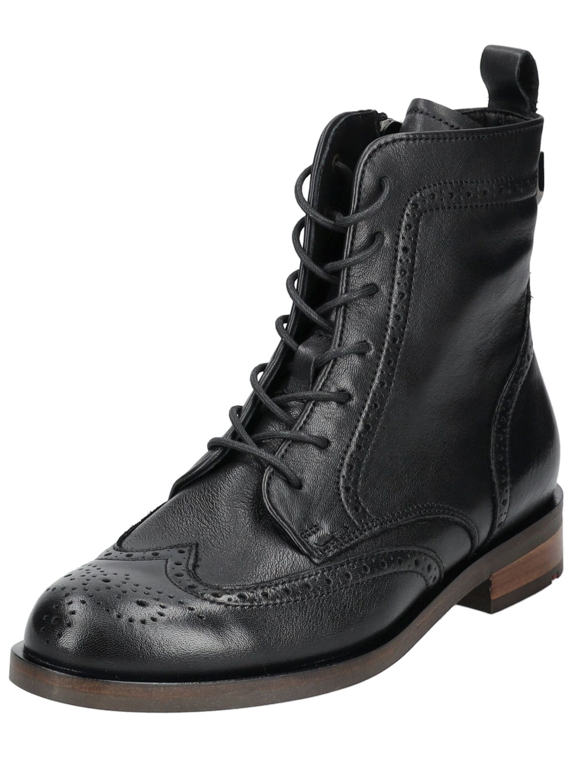 Bottines à lacets LLOYD en noir : devant