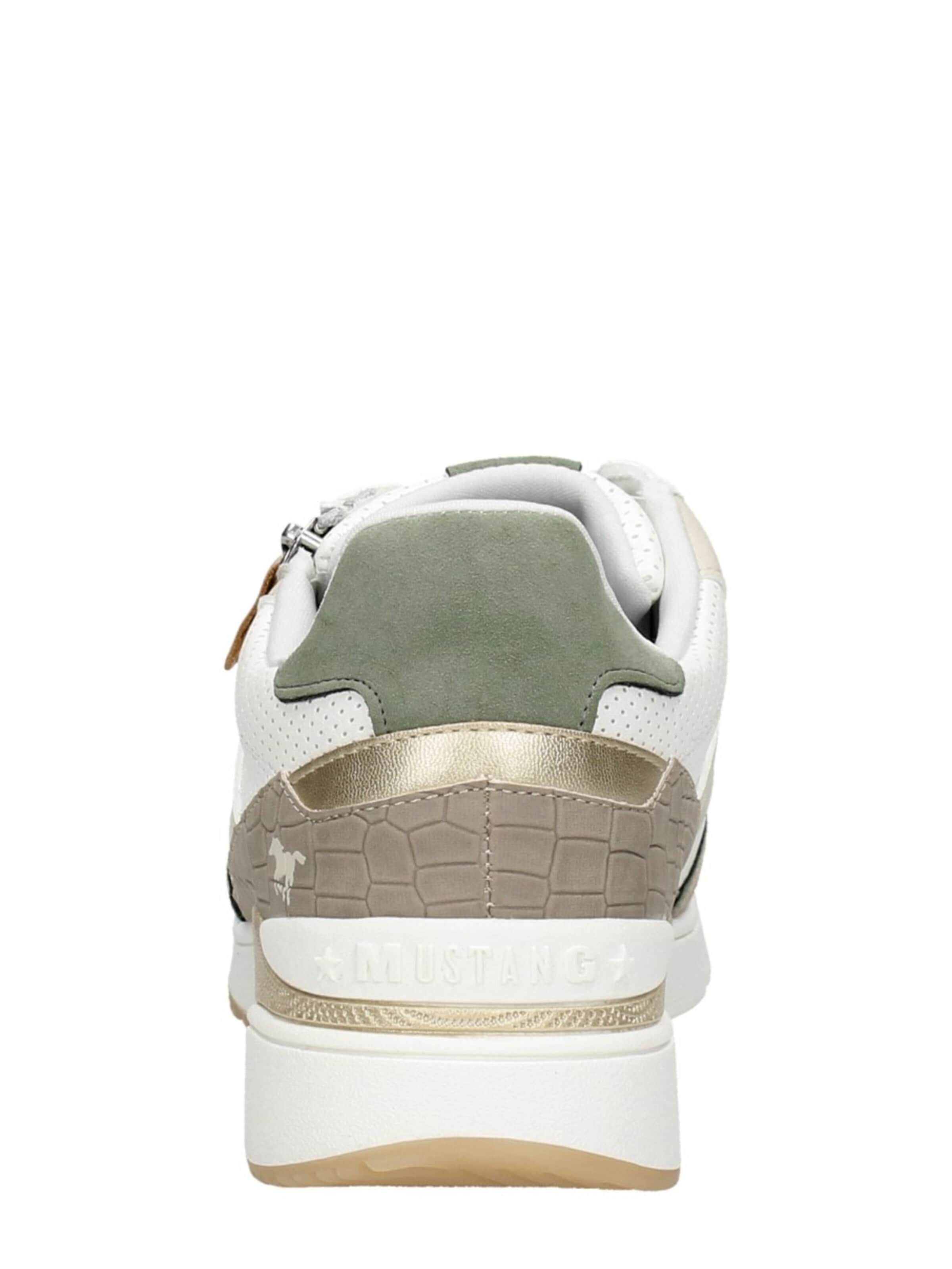 MUSTANG Veterschoen 'Veterschoenen Laag' in Beige
