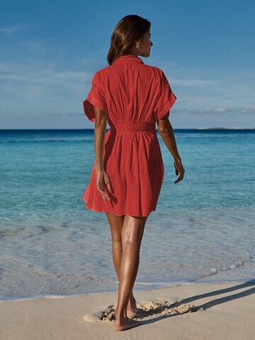 Lipsy Košeľové šaty - Červená