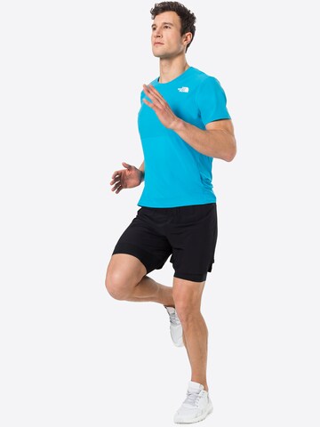 THE NORTH FACE - Camiseta funcional 'True Run' en azul