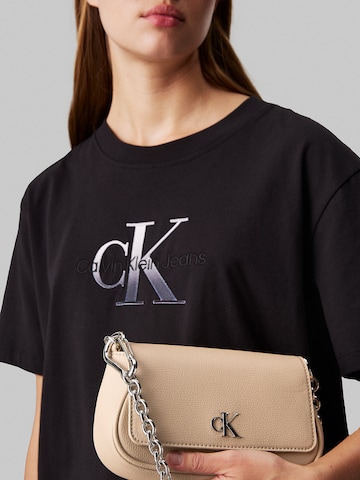 Calvin Klein Jeans Crossbody Bag in Beige