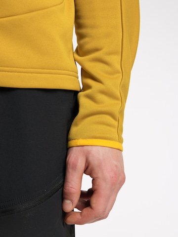 Haglöfs Athletic Fleece Jacket 'Frost Mid' in Yellow