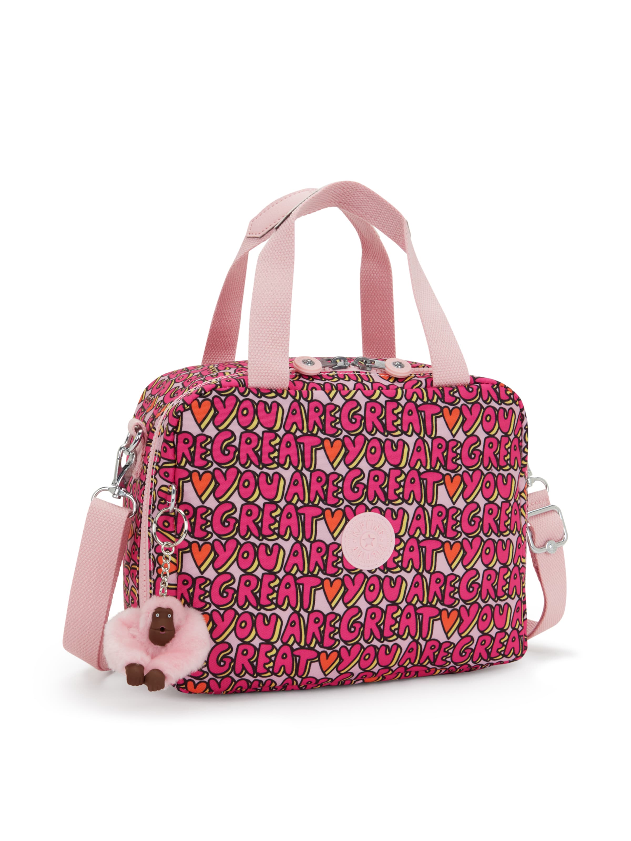 KIPLING - Bolso de mano 'MIYO' en rosa