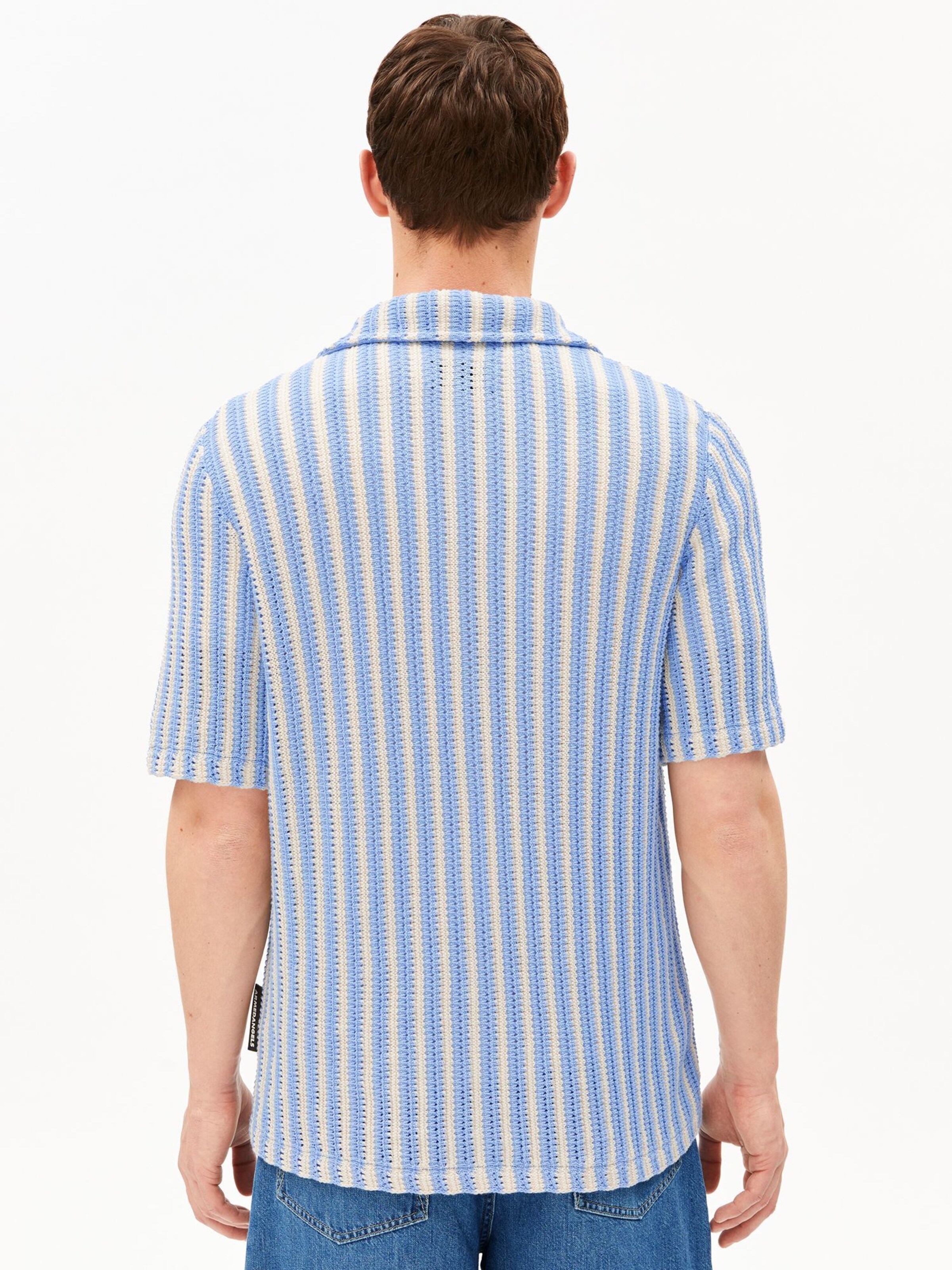 ARMEDANGELS Comfort fit Button Up Shirt in Mixed colours: front