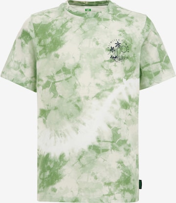 WE Fashion Shirt in Groen: voorkant