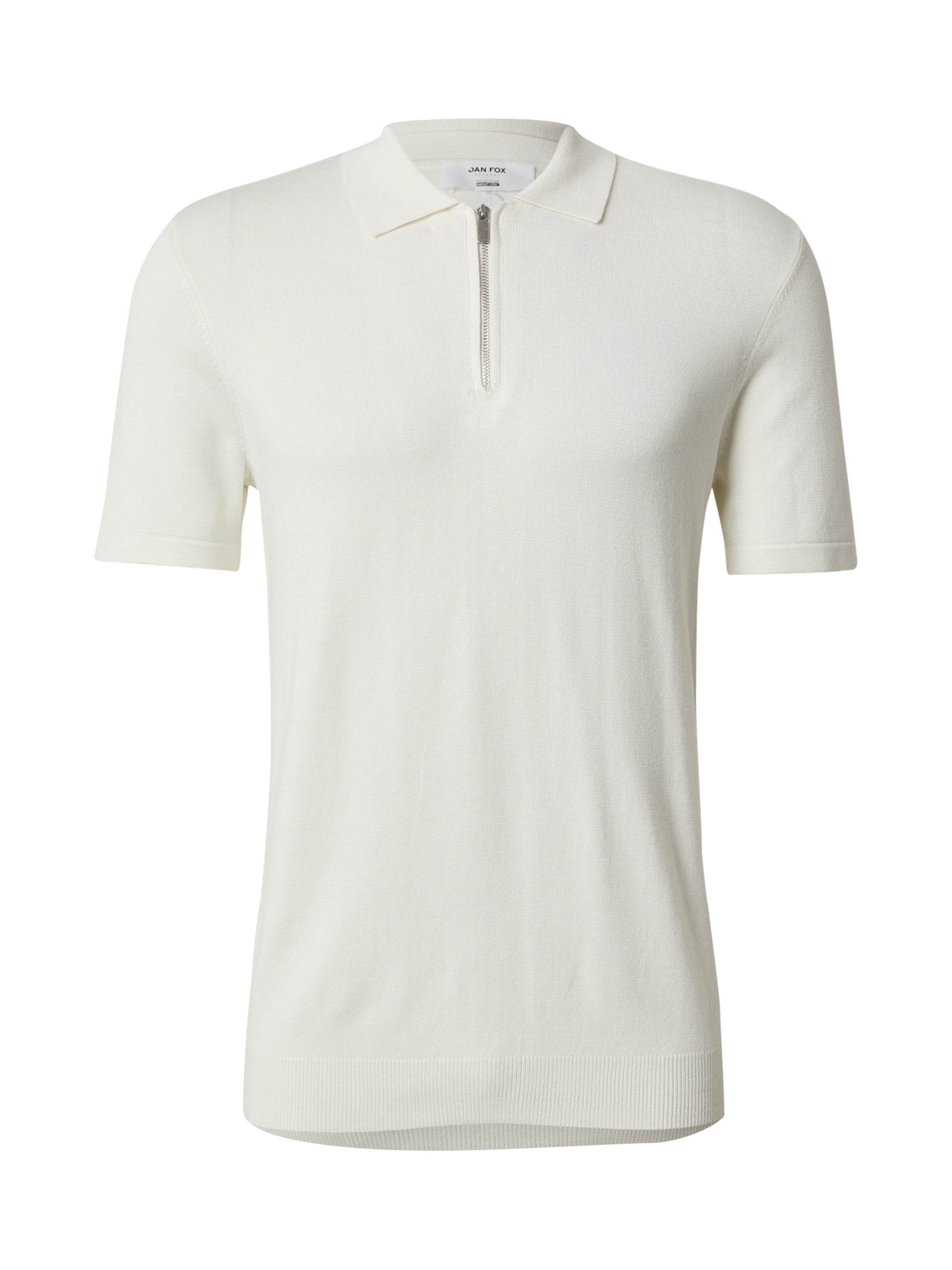 DAN FOX APPAREL - Camiseta &#x27;Ricardo&#x27; en blanco: frente