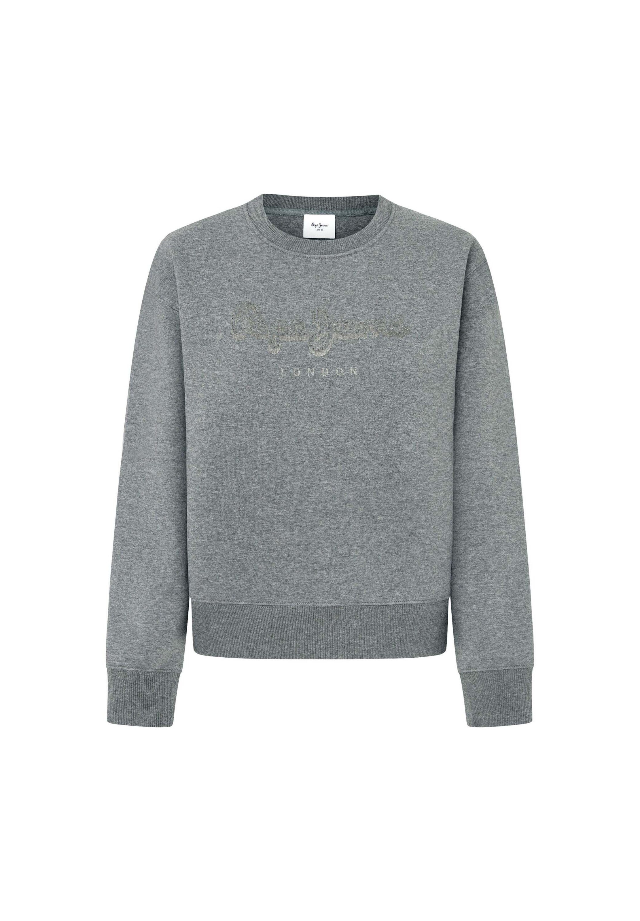 Pepe Jeans Sweatshirt ' FRANCESCA ' in Grijs: voorkant