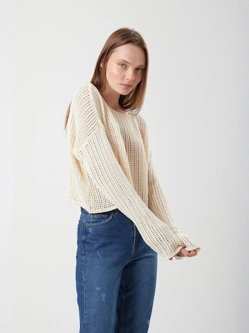 MixRay Sweter 'Pullover' w kolorze beżowy