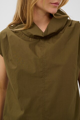 SOAKED IN LUXURY - Blusa 'Molopo' en marrón