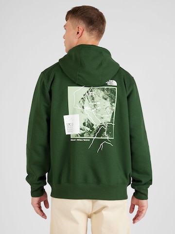 THE NORTH FACE - Sweatshirt de desporto em verde