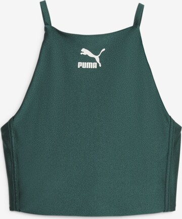 Haut de sport 'Shiny' PUMA en vert : devant