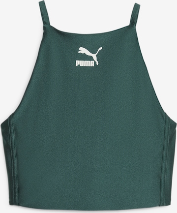 PUMA Sports Top 'Shiny' in Green: front