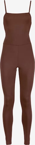Survêtements 'The Unitard' Girlfriend Collective en marron : devant