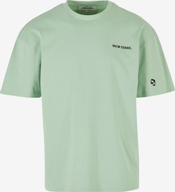 T-Shirt 9N1M SENSE en vert : devant