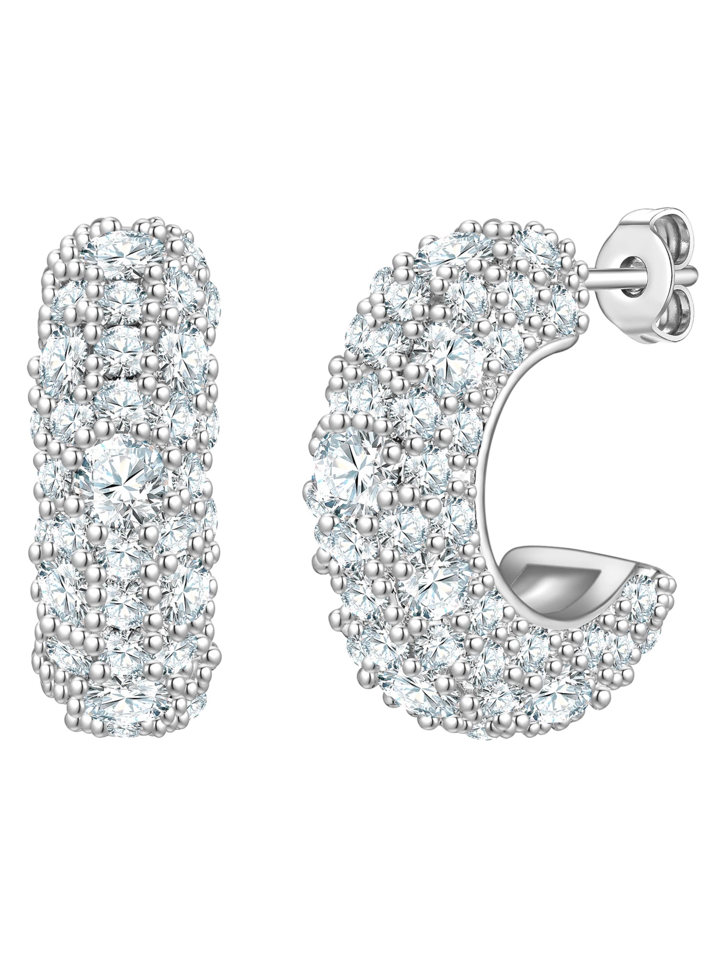 Yokoamii Earrings in Silver: front