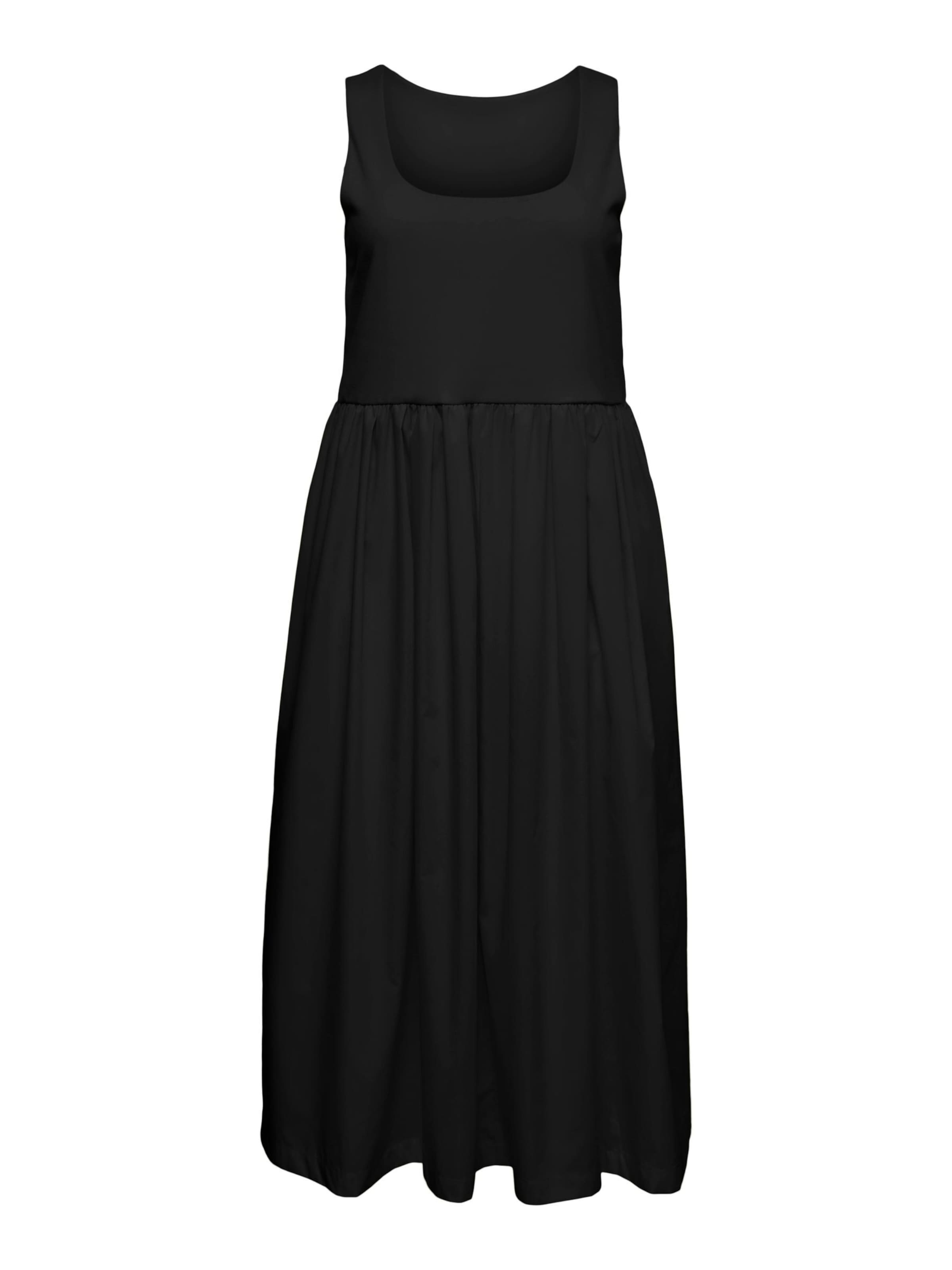 Vero Moda Curve Robe 'VMCAne' en noir, Vue avec produit