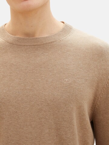 TOM TAILOR Pullover in Braun