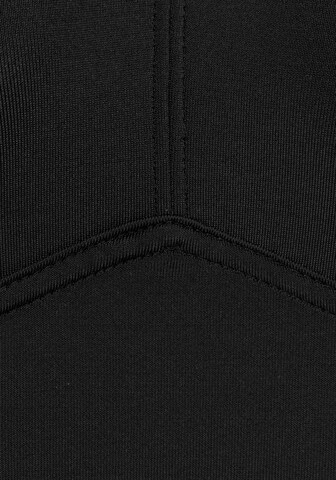 LASCANA T-shirt Undershirt in Black