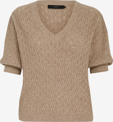 Pullover 'Rosalia' di Peppercorn in beige: frontale