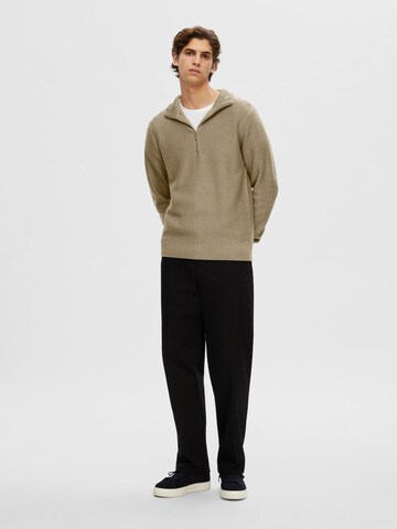 SELECTED HOMME Pullover i grøn