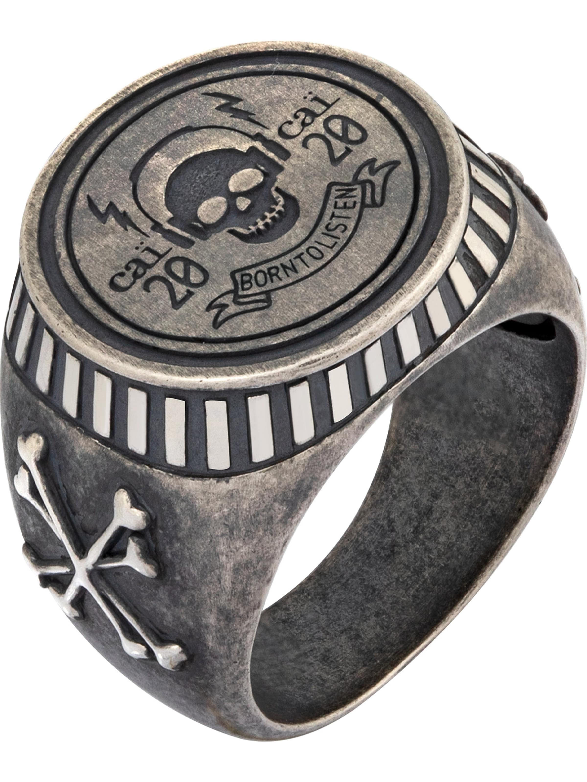 caï Ring in Grey: front
