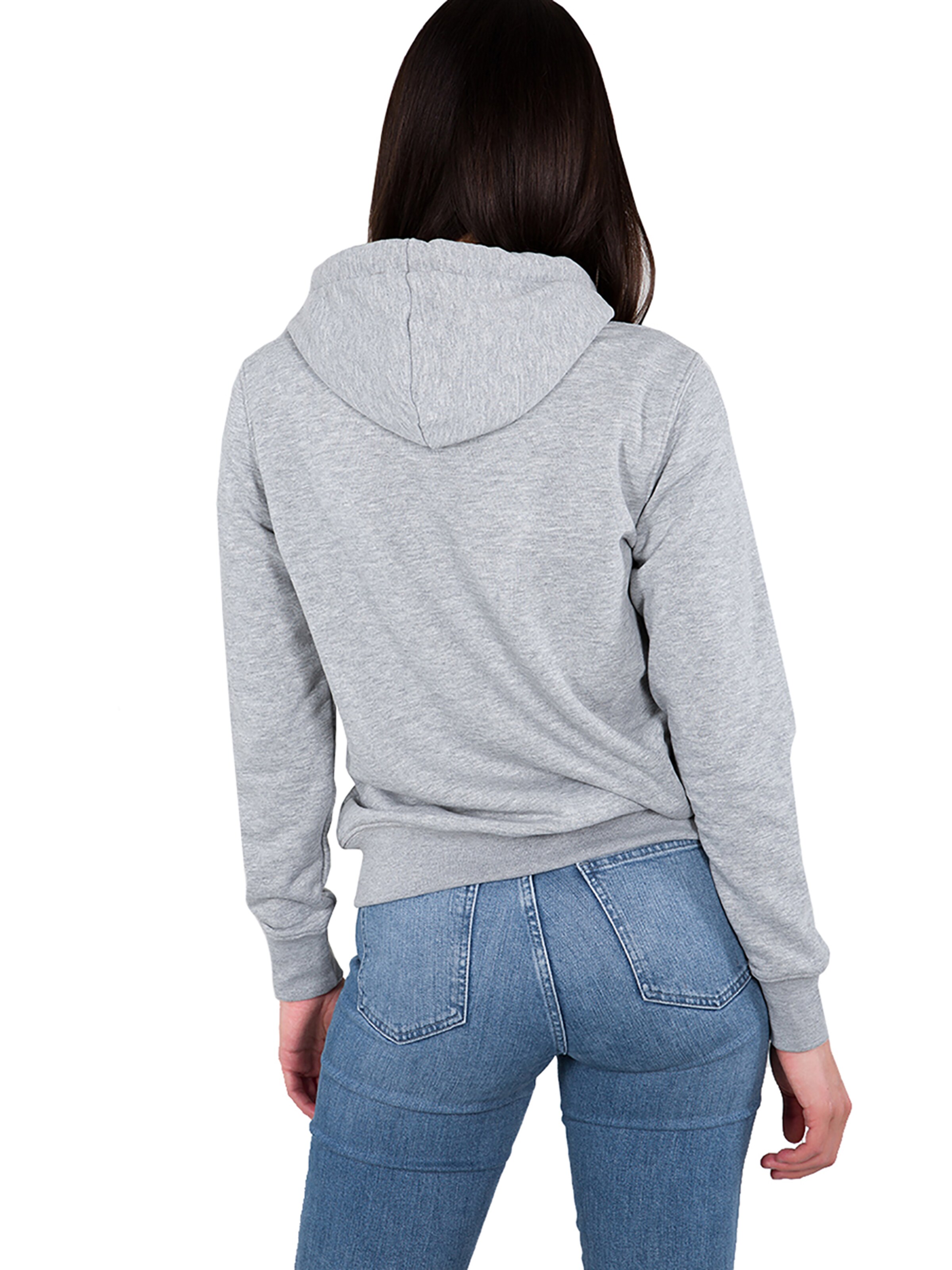 ALPHA INDUSTRIES Sweatshirt 'Wmn' in Grey