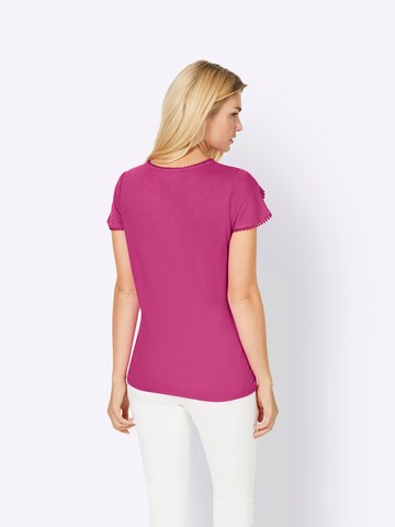 T-shirt heine en rose