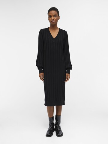 OBJECT Knit dress 'Alice' in Black: front