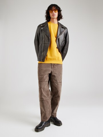 Only & Sons Sweatshirt 'ONSConnor' in Geel