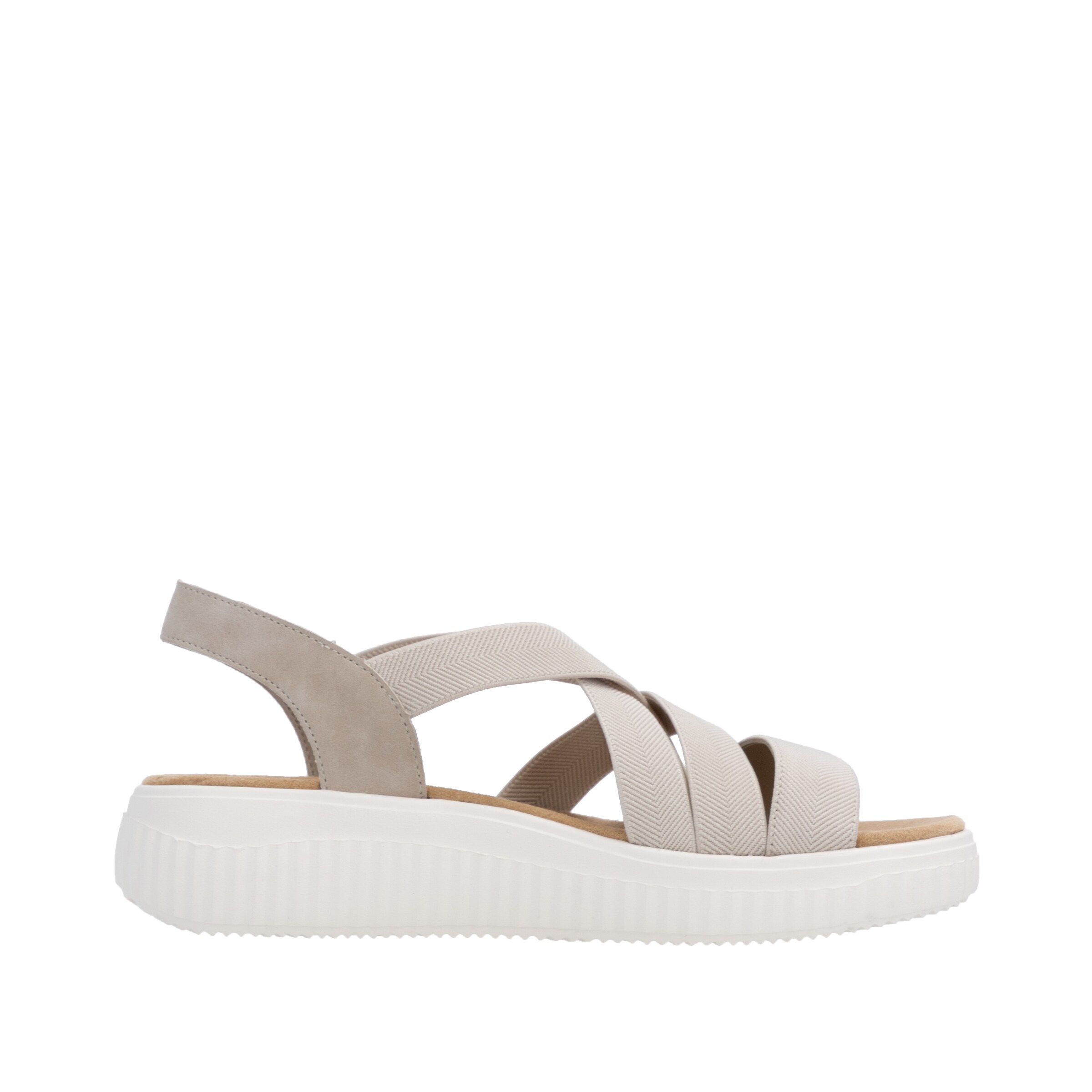 REMONTE Strap Sandals 'D3L52' in Beige