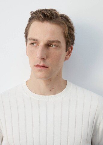 MANGO MAN Pullover 'Baluard' in Weiß