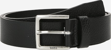 BOSS Black Belt 'Rummi' in Black: front