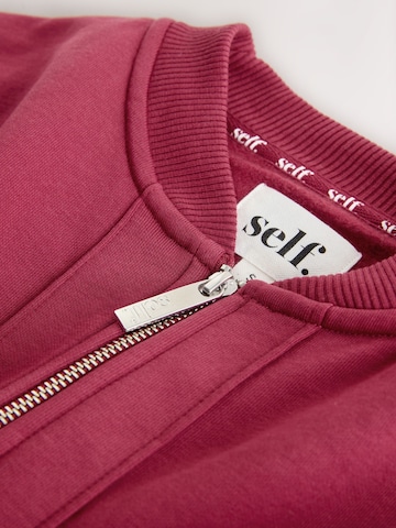 self. Sweatjacke in Rot