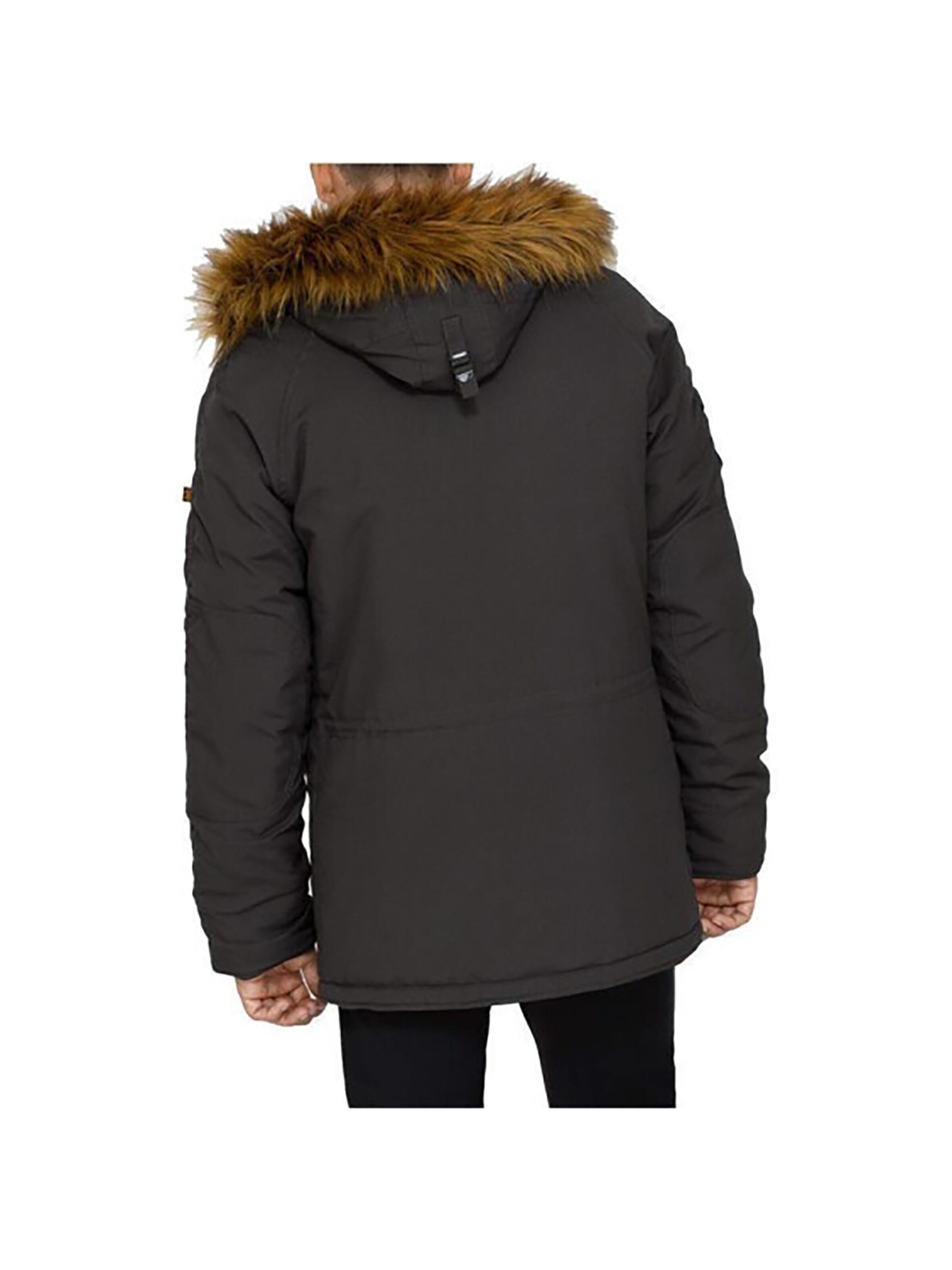 ALPHA INDUSTRIES Vinterparkas 'Explorer' i grå