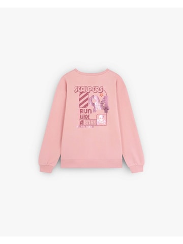 Scalpers Sweatshirt 'Racesw' in Pink