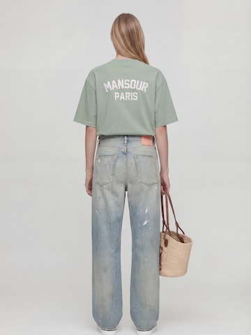 Mansour Shirt 'Paris College T-shirt Green Milieu' in Green