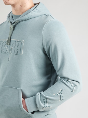 PUMA Sport sweatshirt 'ESS' i grön
