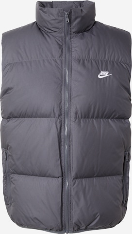 Nike SportswearPrsluk 'CLUB' - siva boja: prednji dio