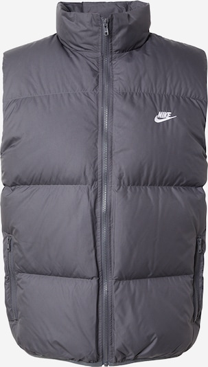 Liemenė 'CLUB' iš Nike Sportswear, spalva – tamsiai pilka / balta, Prekių apžvalga